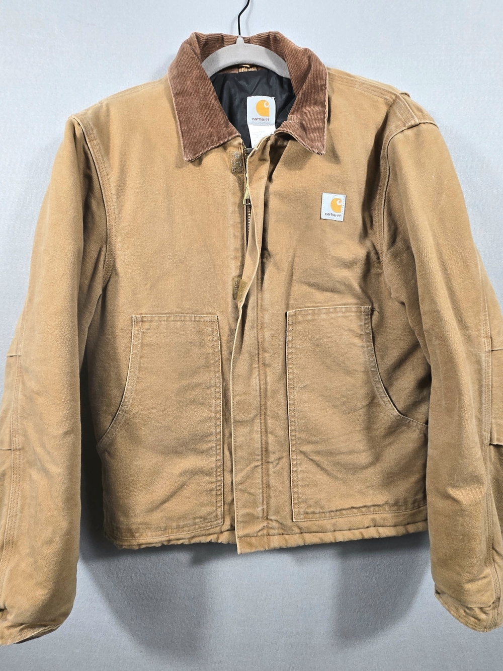 Vintage Carhartt J02 BRN Arctic Traditional Jacket Made in USA Men's 36 Regular